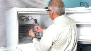 Whirlpool Refrigerator Repair – How to replace the Bimetal Defrost Thermostat [upl. by Enovi]