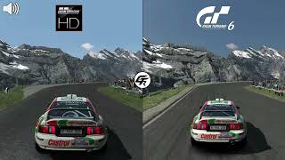 Eiger Nordwand  Gran Turismo HD vs Gran Turismo 6 [upl. by Daveda]