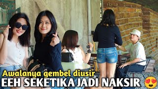 AWALNYA GEMBEL DIUSIR❗LIHATLAH REAKSI CEWE NONIS KETIKA GEMBEL SHOLAWATAN [upl. by Kain908]