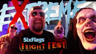 Fright Fest Extreme Opening Night New Clowns New Maze and New Slider Show Six Flags Magic Mountain [upl. by Austreng]