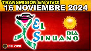 SINUANO DÍA Resultado EL SINUANO DÍA SÁBADO 16 de noviembre de 2024 [upl. by Battat224]