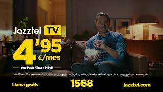 Jazztel TV por sólo 495€mes con nuestra fibra y móvil [upl. by Nittirb9]