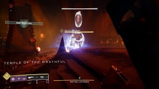 Temple Of The Wrathful Brutiks Lightbane Boss Fight Solo [upl. by Destinee]