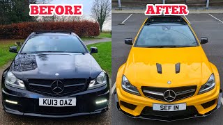 MercedesBenz C63 Black Series Conversion [upl. by Nomyad381]