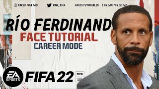 RIO FERDINAND FACE FIFA 22  TUTORIAL  CAREER MODE  MANAGER MANCHESTER UNITED [upl. by Atews]