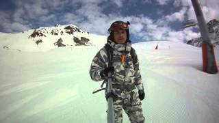 Head Snowblades go tactical with Vholdr HD 1080p [upl. by Yecniuq]