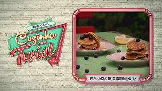 Filipa Gomes  Cozinha com Twist  Panquecas de 3 ingredientes [upl. by Valerye577]