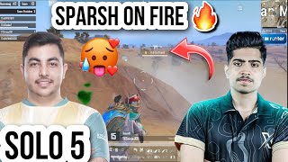 Hydra Sparsh Solo 5 Finishes 🐉  Hydra Skyesports Lower Bracket  Hydra B2B Chicken dinner🐉 [upl. by Valoniah]