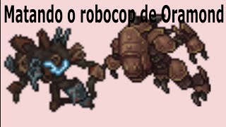 Tibia  Oramond matando os Rustheap Golem e Metal Gargoyle da entrada [upl. by Nagud]