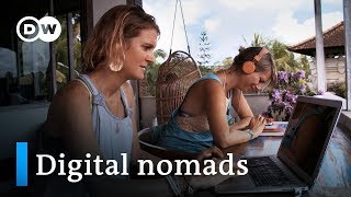 Working online and traveling the world  digital nomads  DW Documentary [upl. by Czarra]