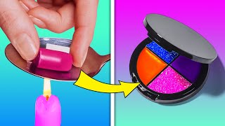 REUSE MAKEUP PRODUCTS  COOL MAKEUP HACKS AND BEAUTY TRICKS THAT MIGHT BE HELPFUL [upl. by Lainad]