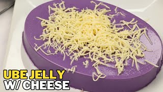 Ube Gelatin with Cheese Ube Jelly Dessert [upl. by Sisto]