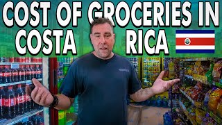 HOW MUCH Do Groceries COST In Costa Rica  Cost Of Living In A Beach Town 2023 🇨🇷 [upl. by Branham]