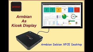 Membuat Kiosk Display Dari Armbian Debian STB B860H  Armbian As Kiosk Display [upl. by Adnorrehs]