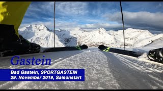 Pistencheck ► Sportgastein Bad Gastein 29 November [upl. by Rhys]