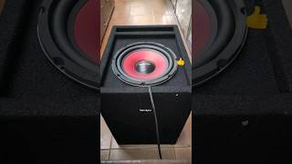 bass testing time samcon subwoofer 80ww 8quot 1corr speaker conation shorts shortvideo [upl. by Anitnauq420]