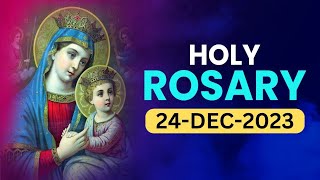 Holy Rosary 🙏🏻 Sunday 🙏🏻 December 24 2023 🙏🏻Glorious Mysteries of the Holy Rosary 🙏🏻 English Rosary [upl. by Leasim974]