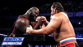 Mark Henry vs Rusev  International Arm Wrestling Contest SmackDown September 12 2014 [upl. by Eentrok12]