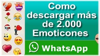 EMOTICONES para WHATSAPP 100 Gratis [upl. by Brendis]