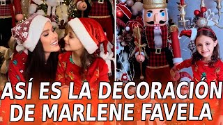 😍🎄Marlene Favela MUESTRA la espectacular DECORACIÓN NAVIDEÑA de su HOGAR [upl. by Sible]