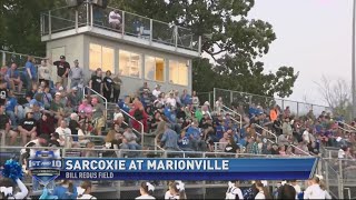 High School football Sarcoxie at Marionville [upl. by Uohk]