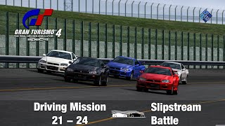 Gran Turismo 4 SPEC II  Driving Mission 21  24 Slipstream Battle  Playthrough [upl. by Eremihc]