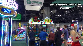 Arcade Booth Tours Coastal Amusements  IAAPA 2024 [upl. by Anilrats]