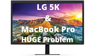 LG UltraFine 27 Inch 5K Monitor  Not MacBook Pro Friendly [upl. by Ttesil]