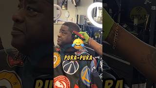 Cara TIPU Customer Cerewet❗🤭😂 lucu barbershop videoviral [upl. by Ettenuj]