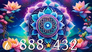 Quantum Manifestation 432 Hz ⭐ 888 Hz High Vibrational Frequency for Abundance [upl. by Jaycee241]