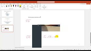 30 septembre 2024  Maths  2nde  Les racines carrées [upl. by Atiroc]