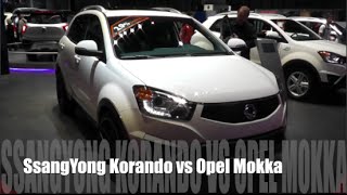 SsangYong Korando 2015 vs Opel Mokka 2015 [upl. by Fabron]