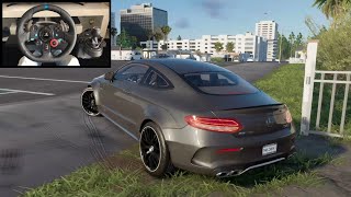 The Crew 2 Mercedes C63 AMG  Logitech g29 gameplay [upl. by Ennaillij]