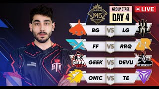 M5 DAY 4 WATCHPARTY  Mobile Legends [upl. by Maryjane]