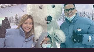 A magical snowy wonderland is coming to life in Singapore Icemagic singapore ofw familytime [upl. by Yak]