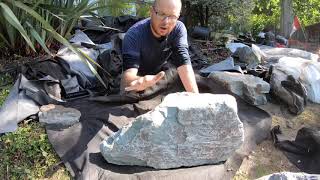 Building a Rock Waterfall  How to Make a Natural Wonder [upl. by Araem]