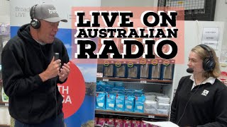 PROMOTING DISC GOLF in Australia  Live on ABC Radio South Australia [upl. by Ayerhs249]