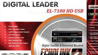 Tutorial ECHOLINK EL7100 HD USB RECEIVER BISS KEY OPTION [upl. by Crelin156]