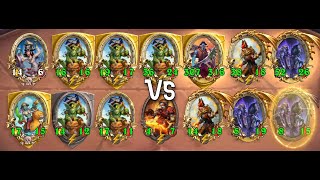 Pirate Exodia Vs Pirate Exodia  Hearthstone Battlegrounds [upl. by Webster111]