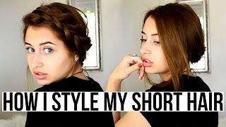 7 MAKKELIJKE HAARSTIJLEN ✿ How to style short hair  SAAR [upl. by Raouf]