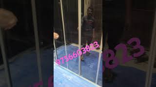 Hyderabad glass work Parabola gilas profile doors Mimi Hyderabad glass work [upl. by Aremahs]