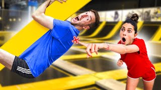 TIKKERTJE MAAR NIET IN DE HOOGTE In Trampoline Park 618 [upl. by Sladen]