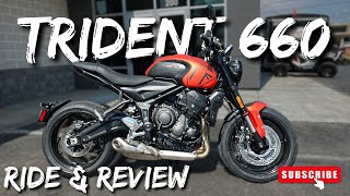 2023 Triumph Trident 660  Test Ride  Review [upl. by Sellma336]