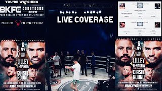 James Lilley VS Franco Tenaglia  LIVE COVERAGE  BKFC 60 Lilley vs Tenaglia [upl. by Eirffej685]