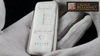 500g Metalor Silver Bar I Buy Now [upl. by Essam]