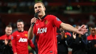 Nemanja Vidic bids farewell to Manchester United fans [upl. by Evelunn]