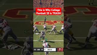 College Football 25 Is Broken Trash collegefootball25 madden25 gaming [upl. by Pineda]