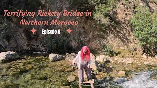 Terrifying Bridges Huge Gorges and the infamous Blue City  Vanlife Couple Explore Northern Morocco [upl. by Somerville]