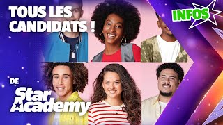 TOUS les CANDIDATS de la STAR ACADEMY 2024 [upl. by Yesnel129]