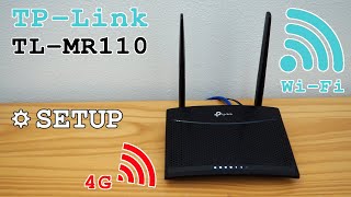 TPLink TLMR110 4G Router WiFi • Unboxing installation configuration and test [upl. by Einafit163]